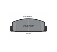 Textar Rear Brake Pads fits Mazda 323 F/P S RX-7 626 2003101