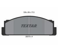 TEXTAR 2007304 Brake Pad Set, disc brake for AUTOBIANCHI,FIAT,FSO,INNOCENTI,LANC