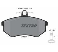Textar Car Brake Pad Front Caliper Screws For Audi 2066921