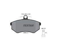TEXTAR 2066921 Brake Pads Set Front for 80 A4 90 Cabriolet 100 Coupe A3 Tiggo