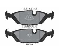 TEXTAR 2067502 Brake Pad Set, disc brake for ALPINA,BMW