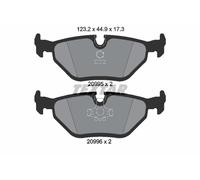 TEXTAR 2099501 Brake Pad Set, disc brake for BMW,WIESMANN
