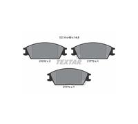 TEXTAR 2101202 Brake Pads Set Front for Accent Getz Pony S Accord Excel Lantra S