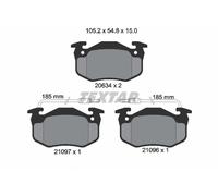 TEXTAR 2109601 Brake Pad Set, disc brake for PEUGEOT,RENAULT