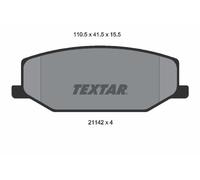 TEXTAR 2114202 Brake Pad Set, disc brake for CHEVROLET,HOLDEN,MAZDA,SANTANA,SUZU