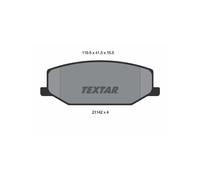 Brake pads 2114202 TEXTAR for SUZUKI SJ410 Cabrio SJ410 SJ413 SUPER CARRY Bus