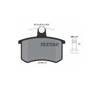 TEXTAR 2114401 Brake Pads Set Rear for 100 A4 80 A6 Thema Coupe 164 200 90 Croma