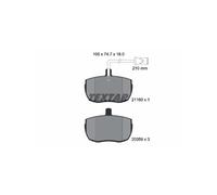 TEXTAR 2116002 Brake Pads Set Front for Daily Range Rover Discovery 2000-3500 AR