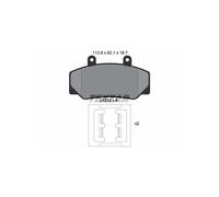 TEXTAR 2123302 Brake pad set