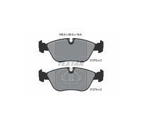 Textar Front Disc Brake Pad Set 2127304 – Fits Volvo 850 S70 V70 C70 XC70