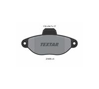 Textar Brake Pads Front 2143602 – 54.7×115 mm – Fits Fiat Panda Punto Cinquecento Seicento Lancia Y