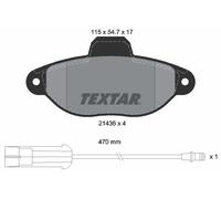 Brake Pads Set 2143603 Front Textar 5892736 71772226 1559698 1575620 1669578