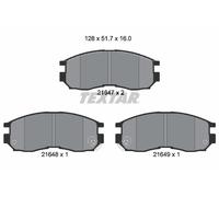 Textar Brake Pad Set 2164701 – Disc Brake for Chrysler, Dodge, Honda, Hyundai, Changan