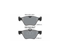 TEXTAR 2167001 Brake Pads Set Front for E CLK Crossfire 124 S SLK