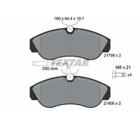 TEXTAR 2179901 Brake Pad Set, disc brake for ,CITRO?N,FIAT,PEUGEOT