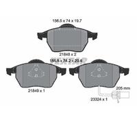 Textar 2184903 Front Brake Pad Set Fits Ford Seat VW Alhambra Galaxy Sharan