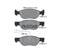 Textar Brake Pad Set 2192701 - Front Disc Brake - Alfa Romeo Fiat Lancia 145/146 Brava Marea Dedra