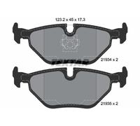 TEXTAR 2193402 Brake Pad Set, disc brake for ALPINA,BAIC,BMW,BMW (BRILLIANCE),JI