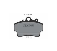 Textar Car Brake Pad Front Prepared For Wear Indicator For Porsche 2193702