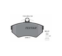 TEXTAR 2194503 Brake pad set