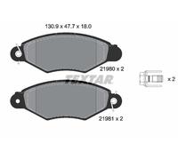 TEXTAR 2198004 Brake Pad Set, disc brake for AUVERLAND,CITRO?N,FIAT,PEUGEOT,RENA
