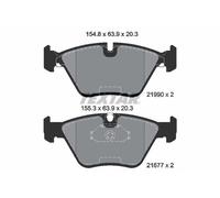 Textar 2199003 Front Brake Pad Set Fits Bmw 5 Series