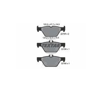 Textar 2215801 Rear Disc Brake Pad Set Fits Subaru
