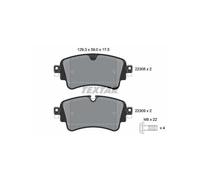 Textar Rear Brake Pads fits Audi Q7 A8 A4 Allroad A5 Q5 A7 VW Touareg A6 2230801
