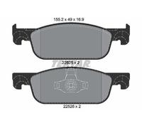 Textar 2252501 Front Brake Pad Set Fits Dacia Lada Renault Clio Logan Mcv Thalia