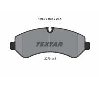 TEXTAR 2279101 Brake pad set
