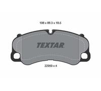 TEXTAR 2295901 Brake pad set