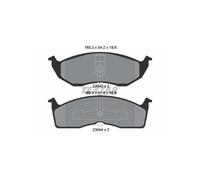 Brake pads 2304301 TEXTAR for CHRYSLER DODGE PLYMOUTH