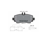 Brake pads 2307003 TEXTAR for MERCEDES-BENZ A-CLASS