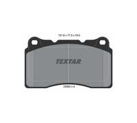 Textar Front Brake Pads Set 2309203 – Disc Brake for Renault Megane III Coupe F4R 2.0L