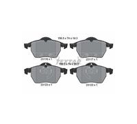Front Brake Pads For Disc For Opel Astra Zafira Saab 9-3 Vauxhall TEXTAR 2311701