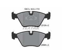 TEXTAR 2312601 Brake Pad Set, disc brake for DAIMLER,JAGUAR
