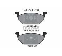 Textar 2313001 Front Brake Pad Set Fits Audi Roewe Seat Skoda Streetscooter VW