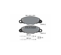 Textar Brake Pad Set 2313503 – Front for Citroën Xantia, XM