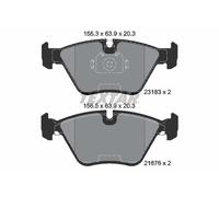 Brake Pad Set Front Teves System Fits BMW MG Rover Wiesmann TEXTAR 2318302
