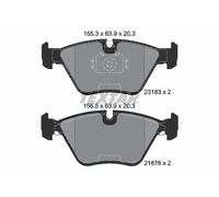 Brake Pad Set Front Teves System Fits BMW MG Rover Wiesmann TEXTAR 2318302