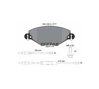 TEXTAR 2327701 Brake pad set