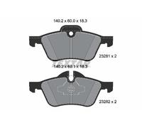 Brake Pads Set 2328101 Front Textar 1503076 2167233 34111503076 34112167233
