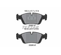 TEXTAR 2328702 Brake Pad Set, disc brake for ALPINA,BENTLEY,BMW,BMW (BRILLIANCE)
