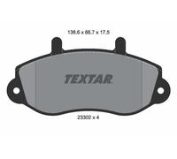 Textar Front Disc Brake Pads 2330201 – Genuine OE – Renault Master, Opel Movano, Vauxhall – Set of 4