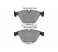 Brake Pad Set, disc brake TEXTAR 2331301 for BMW 3 (E90) 2 2004-2011