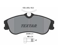 TEXTAR 2334602 Brake Pad Set, disc brake for CITRO?N,CITRO?N (DF-PSA),PEUGEOT,PE