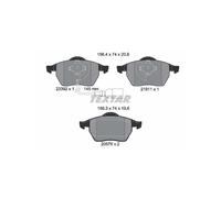 TEXTAR 2339201 Brake Pads Set Front for Golf Bora TT New A3 Leon Octavia Toledo