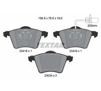 Textar 2341801 Front Brake Pad Set Fits Ford Seat VW Alhambra Galaxy Sharan