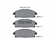 TEXTAR 2342001 Brake Pad Set, disc brake for ACURA,DONGFENG (DFAC),HONDA,INFINIT