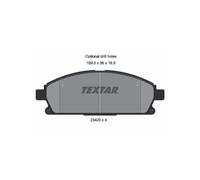 TEXTAR 2342004 Brake pad set